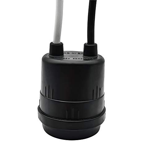 New orange heart Waterproof Lamp Socket, 6 Pack Black Pigtail Lamp Holder Socket, E26/E27 Fully Sealed Rainproof Light Sockets, 250V-660W - Image 3
