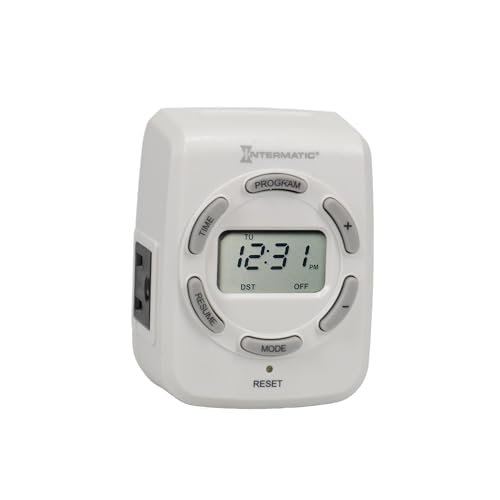 Intermatic DT122K 15-Amp Digital Indoor Timer - 7-Day Programming & Dual Outlets - Astronomic Feature with Automatic DST Adjustment - Image 4