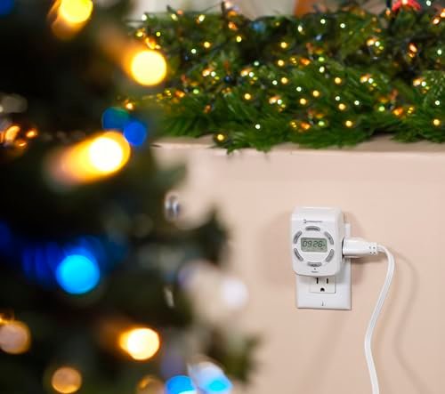 Intermatic DT122K 15-Amp Digital Indoor Timer - 7-Day Programming & Dual Outlets - Astronomic Feature with Automatic DST Adjustment - Image 5