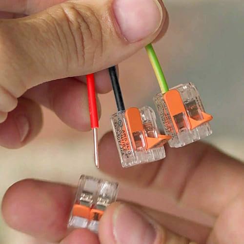 WAGO 221 Lever Nuts 28pc Compact Splicing Wire Connector Assortment with Case | Includes 221-2401, 221-412, 221-413, 221-415 - Image 4
