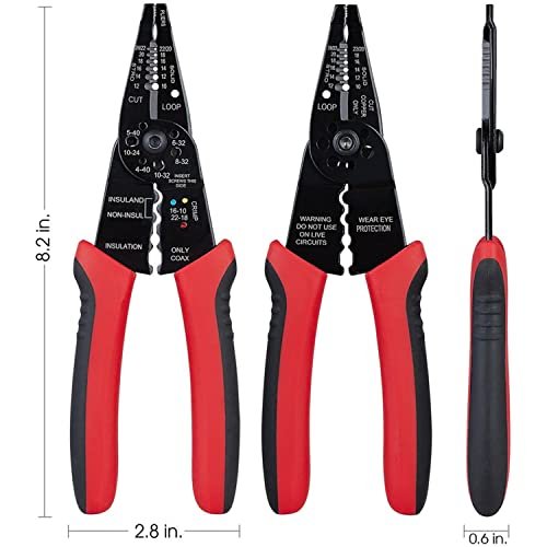 szhdxsy 8-Inch Multi-Tool Long Nose Wire Stripper/Crimper/ Bolt Cutter Multi-Purpose Electrician Tool is a must-have for anyone performing electrical work - Image 5