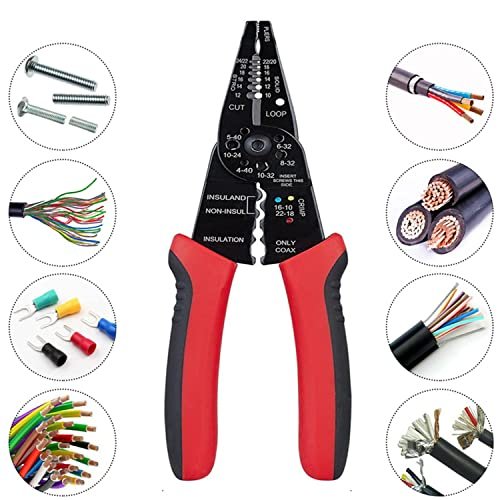 szhdxsy 8-Inch Multi-Tool Long Nose Wire Stripper/Crimper/ Bolt Cutter Multi-Purpose Electrician Tool is a must-have for anyone performing electrical work - Image 3
