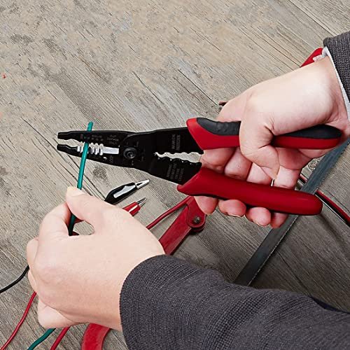 szhdxsy 8-Inch Multi-Tool Long Nose Wire Stripper/Crimper/ Bolt Cutter Multi-Purpose Electrician Tool is a must-have for anyone performing electrical work - Image 4